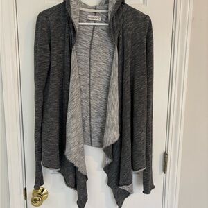 Abercrombie & Fitch Charcoal and Light Gray Cardigan